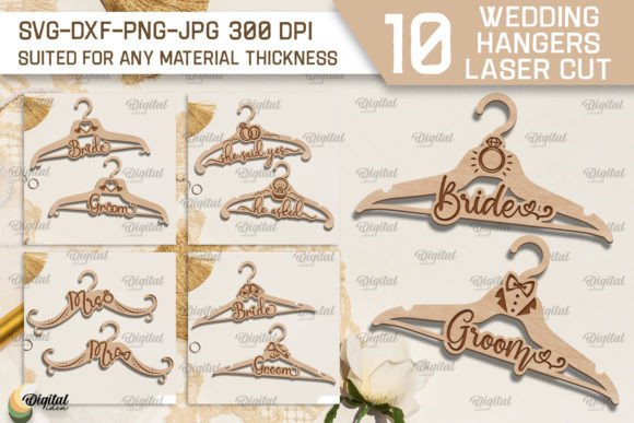 Wedding Hangers Design Set
