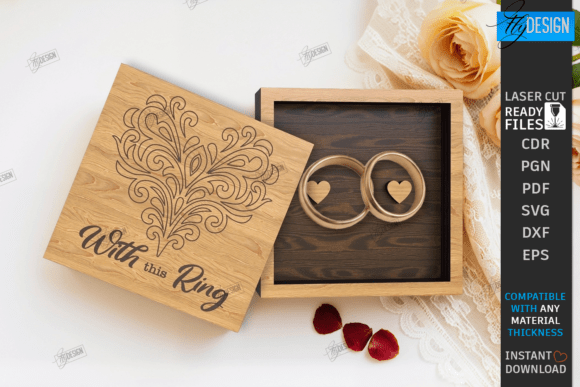 Laser Cut Wedding Jewelry Box