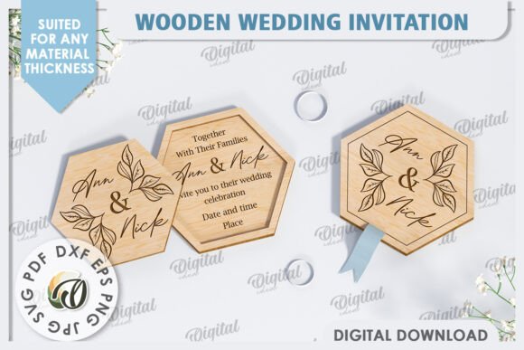 Laser Cut Wooden Design Set