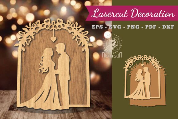 Elegant Wedding Laser Cut Design