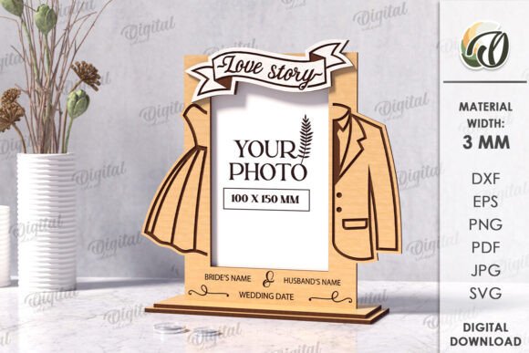 Interactive 3D Wedding Frame Design