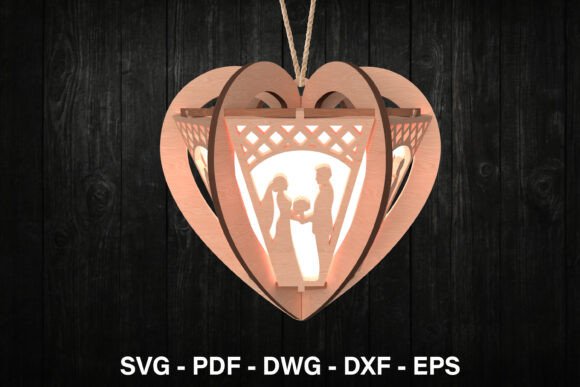 Valentine Heart Lantern Design Files