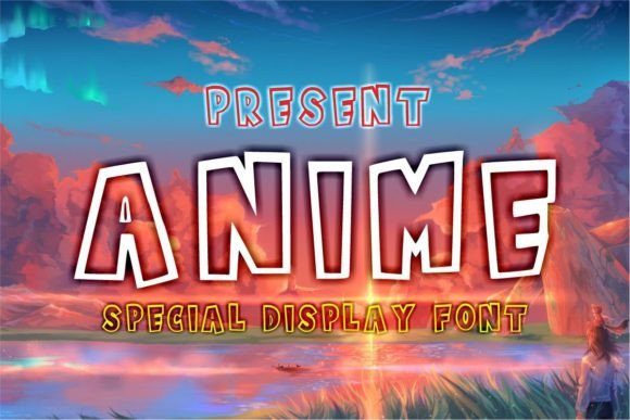 Anime Cute Display Font