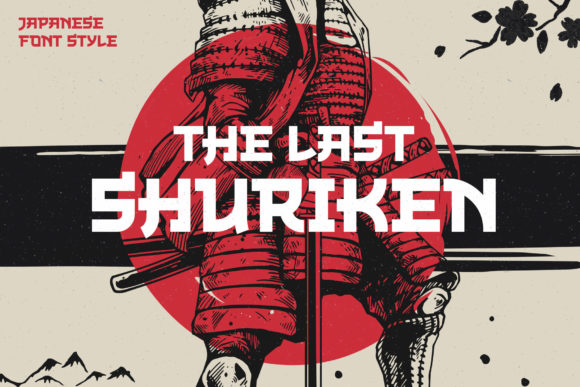 The Last Shuriken Japanese Display Font