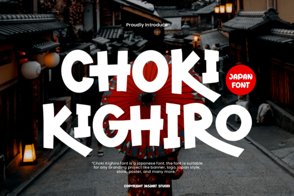 Choki Kighiro Playful Brush Display Typeface