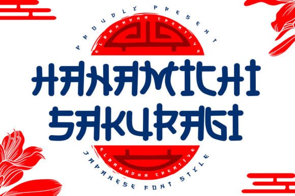 Hanamichi Sakuragi Japanese-Style Display Font