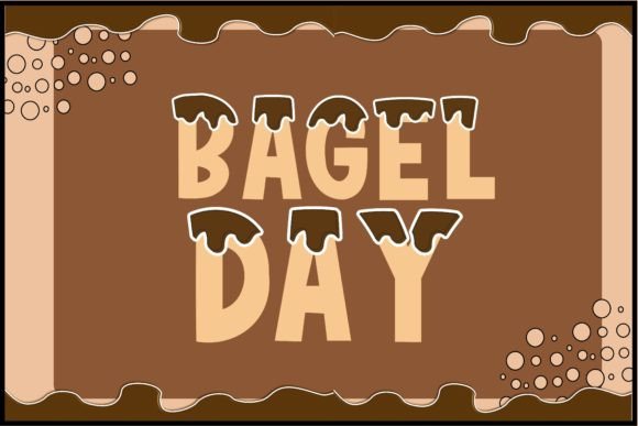 Bagel Day Color Font