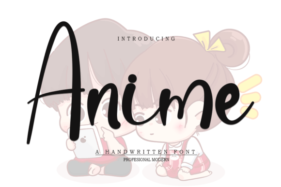 Anime Handwritten Font