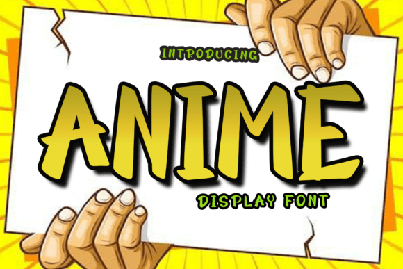 Anime Script Font