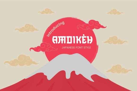 Amoikeh Japanese Display Font