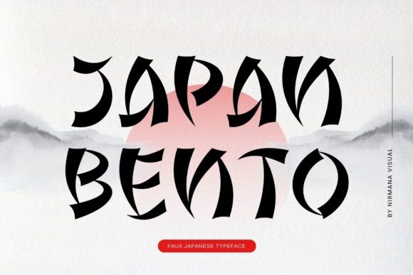 Japan Bento Display Font
