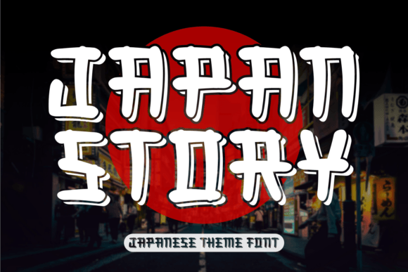 Japan Story Japanese-Themed Display Font