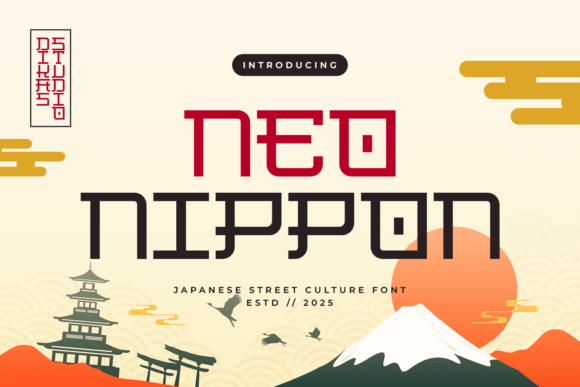 Neo Nippon Geometric Japanese-Inspired Sans Font