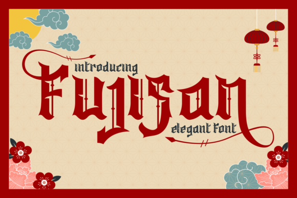 Fujisan Japanese-Inspired Display Typeface