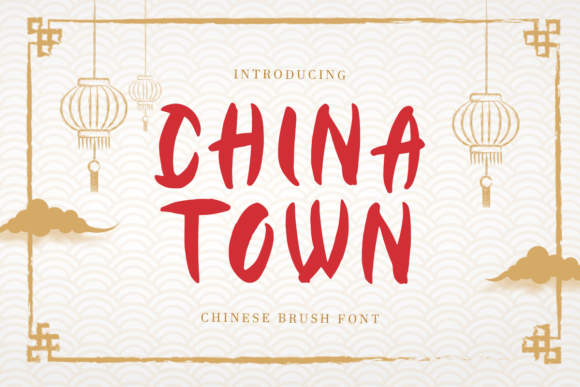 China Town Modern Chinese Brush Script Font