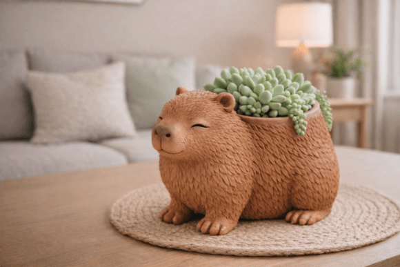 Capybara 3D Printed Luxury Planter