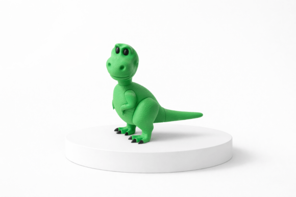 Multicolor 3D Printable T-Rex Dinosaur Toy