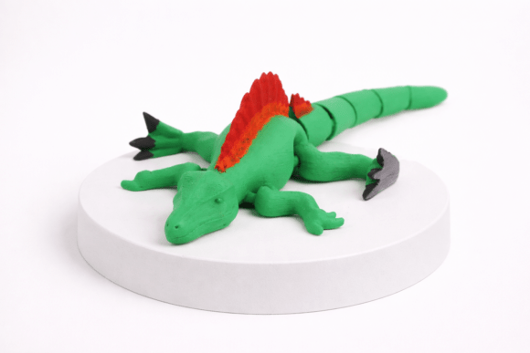 3D Printed Flexi Spinosaurus Toy