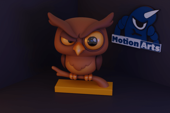 Curious Owl 3D Model
