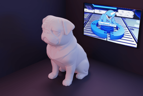 3D Printable Pug STL Model