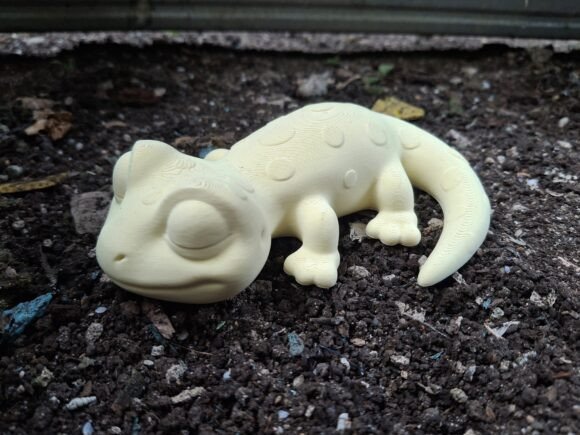 Sleeping Gecko 3D Model