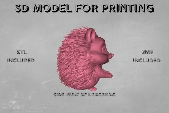 Woodland Charm Hedgehog 3D Model