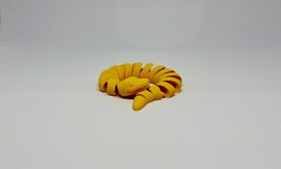 3D Printed Flexi Python Snake Model