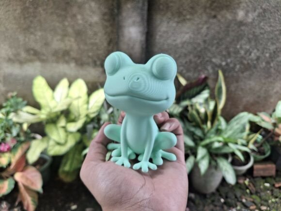 Charming Frog 3D Model STL File