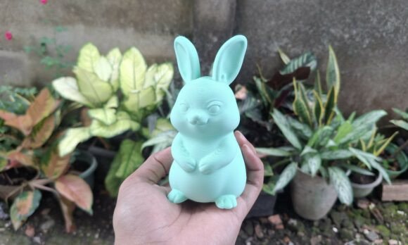 Adorable 3D Printable Bunny Model