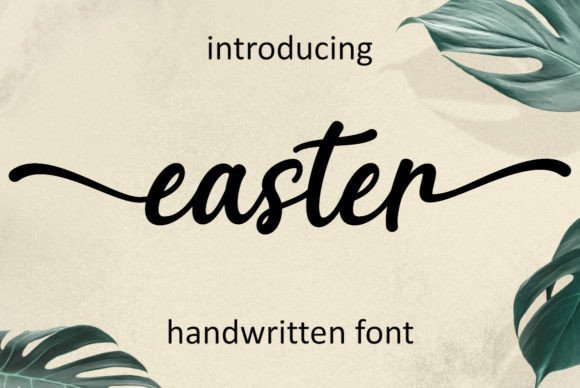 Easter Elegant Handwritten Script Font