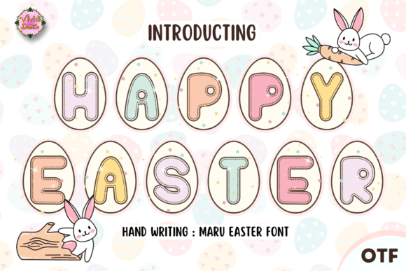 Maru Easter Whimsical Display Font