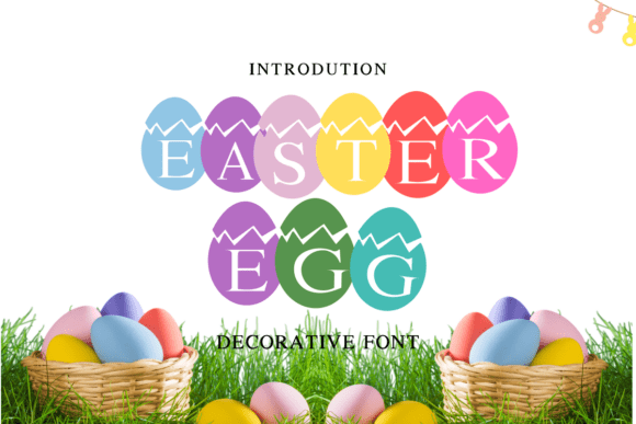 Easter Egg Decorative Font