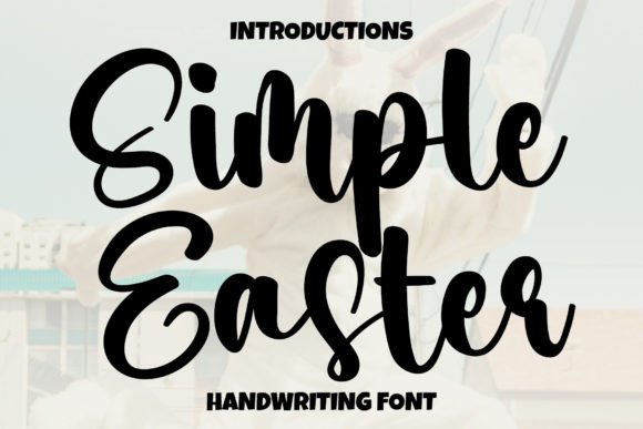 Simple Easter Handwritten Script Font