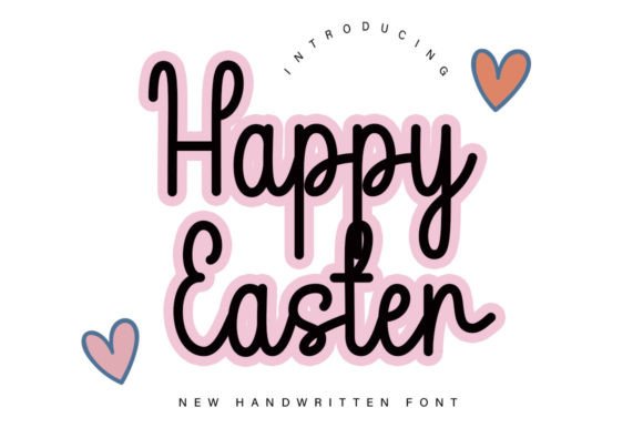 Happy Easter Dazzling Script Font