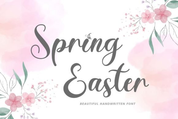 Spring Easter Romantic Script Font