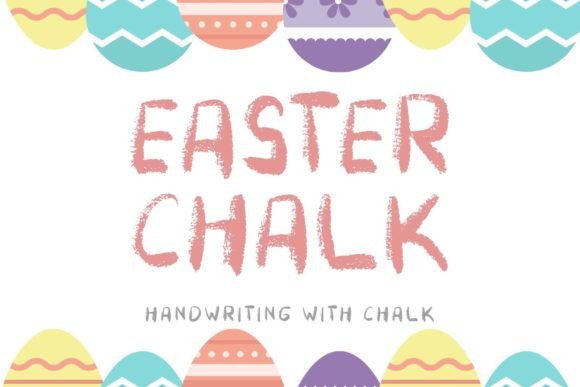 Easter Chalk Hand-Drawn Font