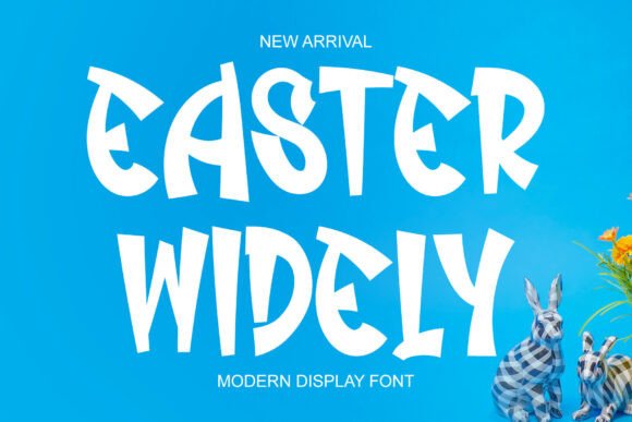 Easter Widely Elegant Handwriting Display Font