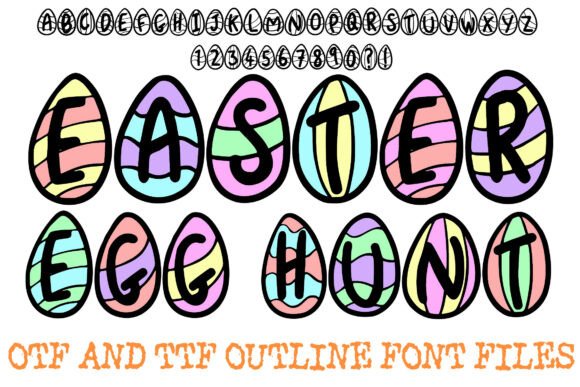 Easter Egg Hunt Display Font