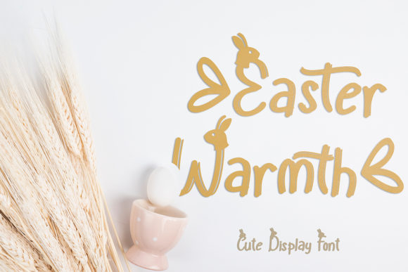Easter Warmth Luxury Display Font