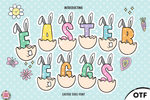 Easter Eggs Decorative Typeface