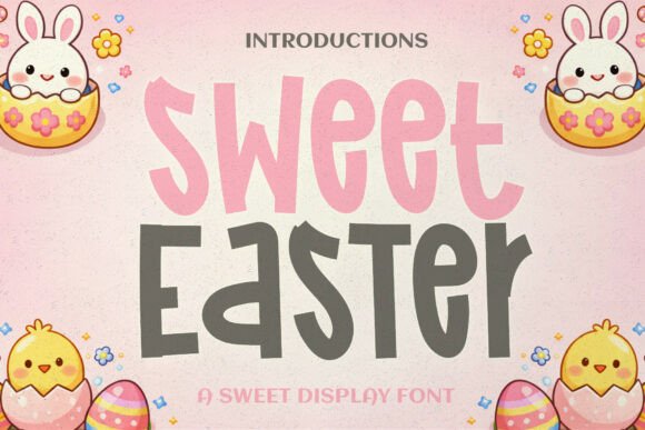 Sweet Easter Felt-Tip Display Font