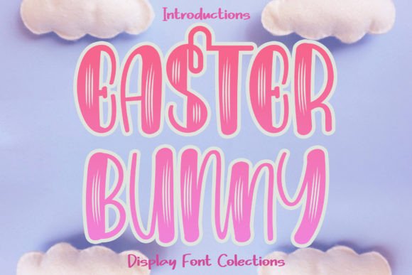 Easter Bunny Cute Display Font