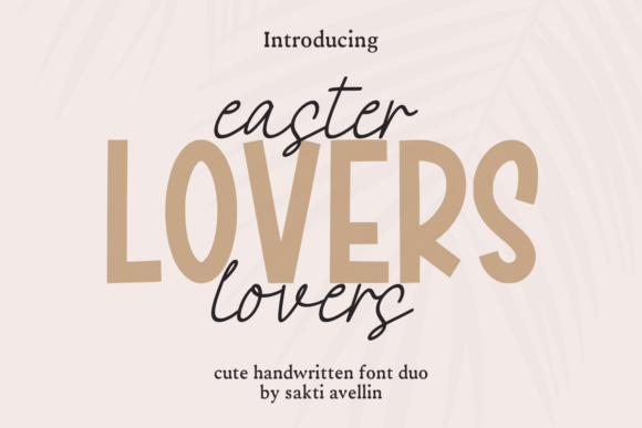 Easter Lovers Font Duo