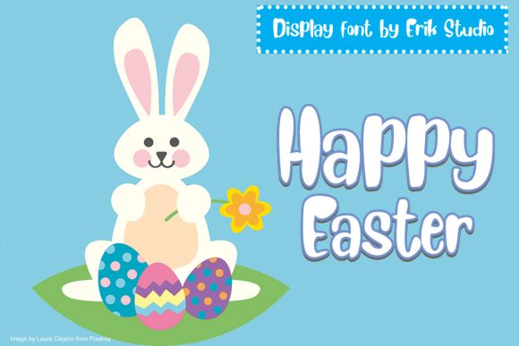 Happy Easter Whimsical Display Font