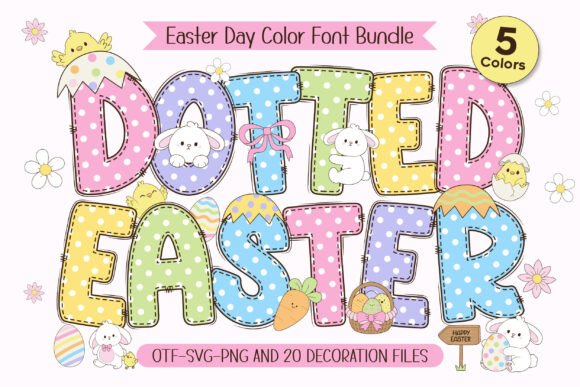 Dotted Easter Color Font