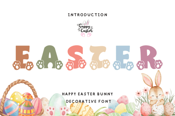 Happy Easter Bunny Handwritten Font