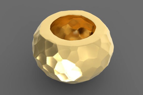 Voronoi Geometric Succulent Planter Model
