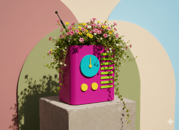 Modern 3D Printed Planter Vase