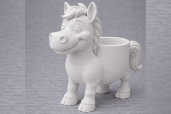 Charming Pony Planter 3D Print