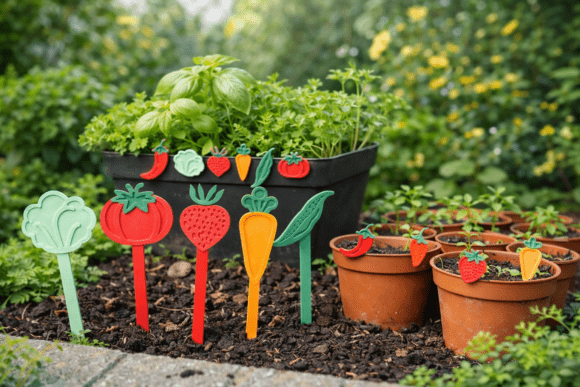 3D Printable Vegetable Garden Markers & Labels